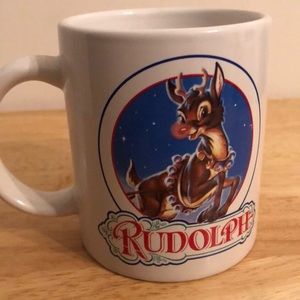 1993 "Rudolph" Christmas Mug